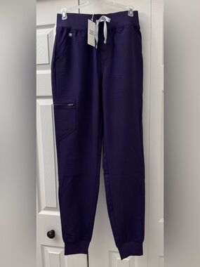 Figs Women’s XSmall Tall High Waisted Purple Zamora Scrub Pant Brand New